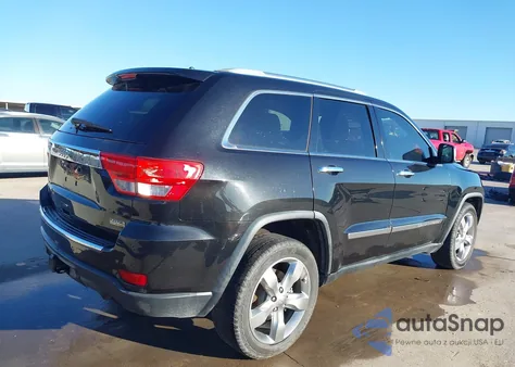 2012 Jeep Grand Cherokee Overland z USA, uszkodzony, nr VIN 1C4RJFCG1CC224624